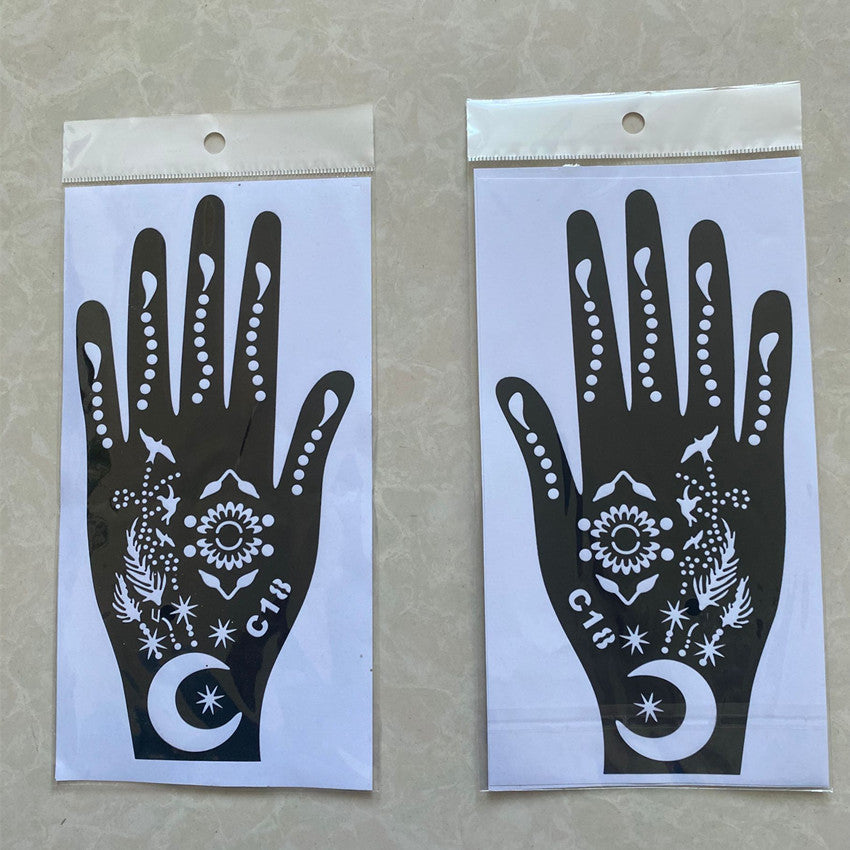 India Mehndi Template