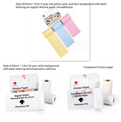 Portable Bluetooth Mini Thermal Label & Photo Printer