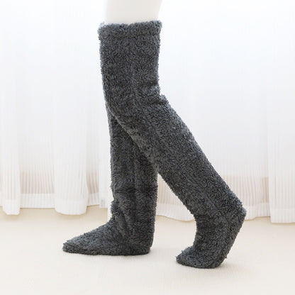 Over Knee Warm High Fuzzy Long Socks
