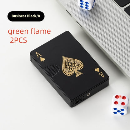 Poker Card Metal Windproof Lighter