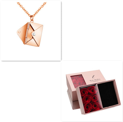 Envelop Necklace Pendant Jewellery