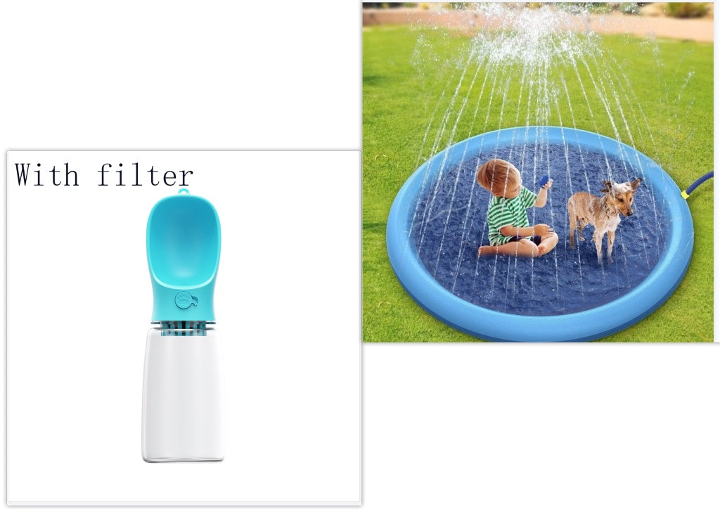Non-Slip Splash Fountain Pad For Kids And Pets