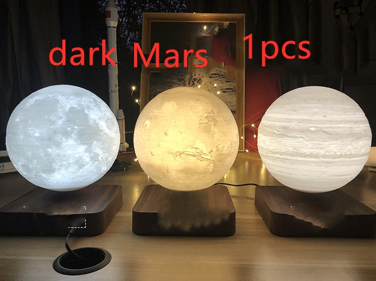 Magnetic Levitation Table Lamp Moon Light 3D