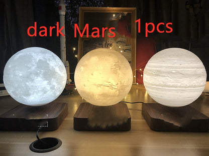 Magnetic Levitation Table Lamp Moon Light 3D