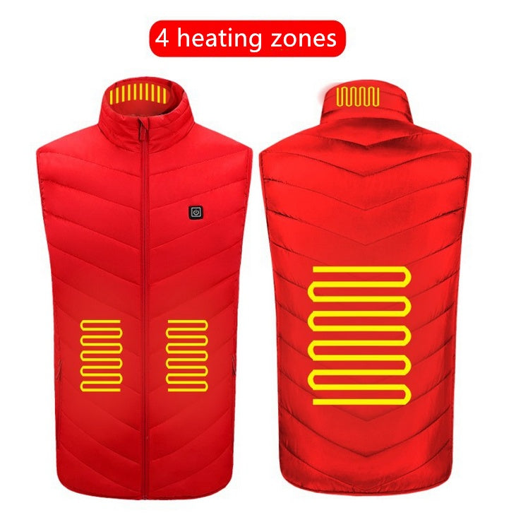 Electric Heated Vest Washable USB Charging