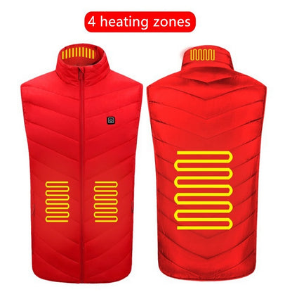 Electric Heated Vest Washable USB Charging