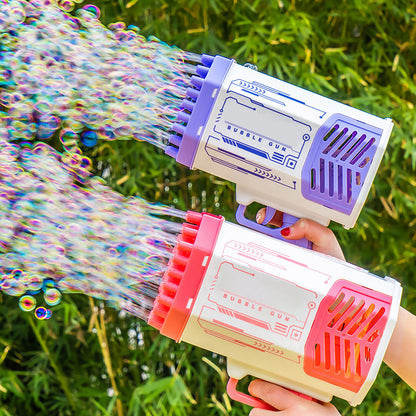 Bubble Gun Rocket Automatic Blower With Light