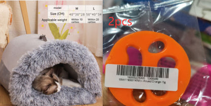 Warm Fluffy Comfortable Pet Nest Bed