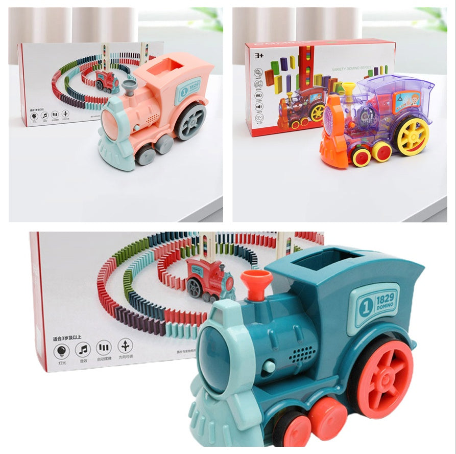 Electric Domino Train Automatic Block Placer