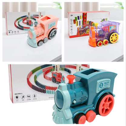Electric Domino Train Automatic Block Placer