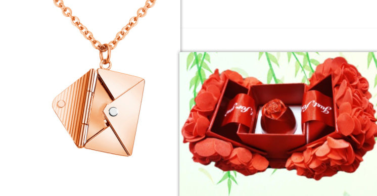 Envelop Necklace Pendant Jewellery