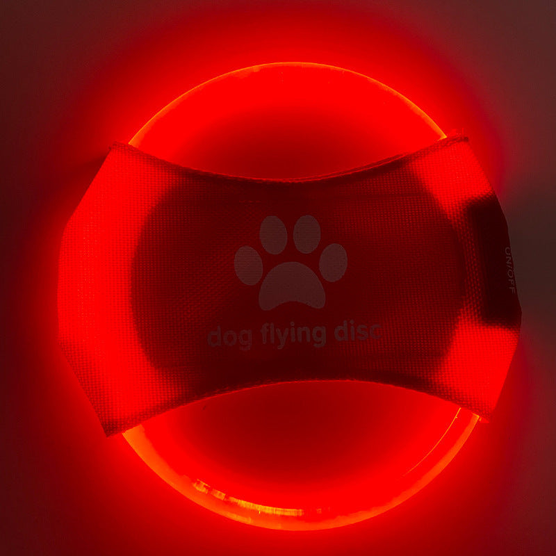 Dog Flying Discs Light Glowing LED Toys