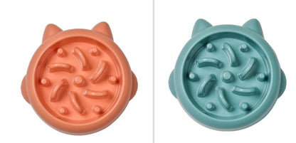 Pet Slow Feeder Anti Choking Bowl