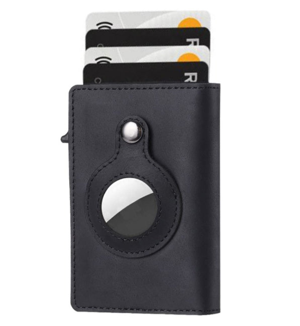 Leather RFID AirTag Wallet