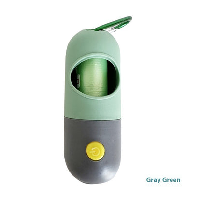 3 in 1 Pet Waste Poop Bag Dispenser, Holder & Led Light