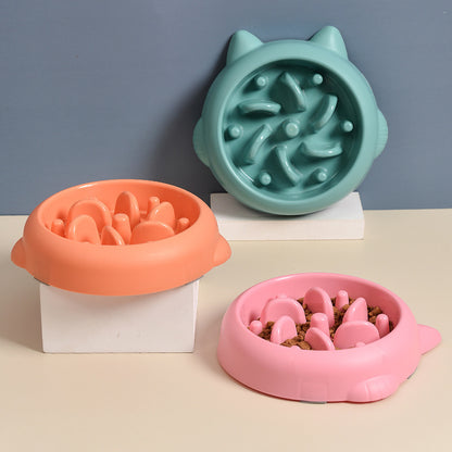 Pet Slow Feeder Anti Choking Bowl