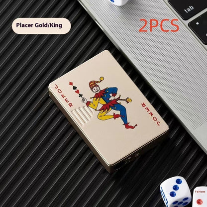 Poker Card Metal Windproof Lighter