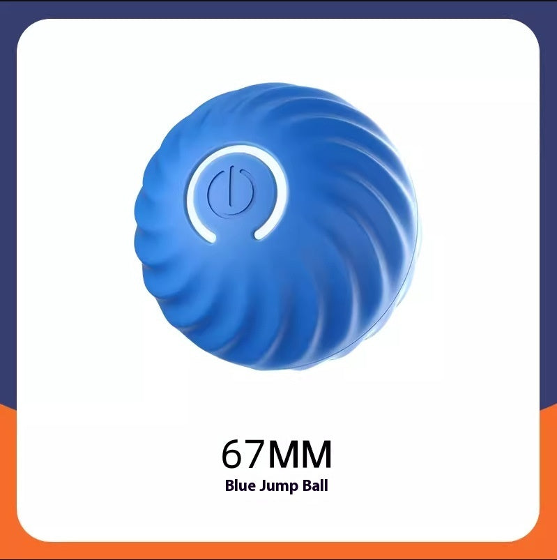 Pet Dog Electronic Jumping Rubber Chew Toys Ball