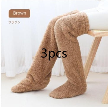Over Knee Warm High Fuzzy Long Socks