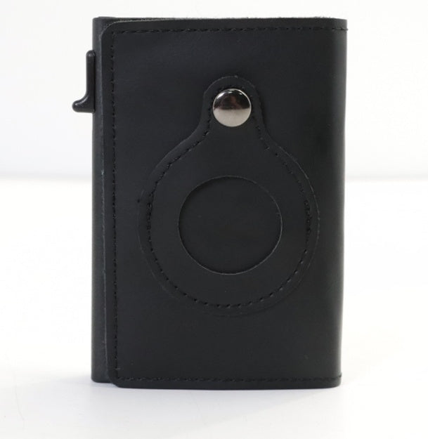 Leather RFID AirTag Wallet