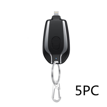 1500mAh Mini Emergency Power Bank Keychain Charger