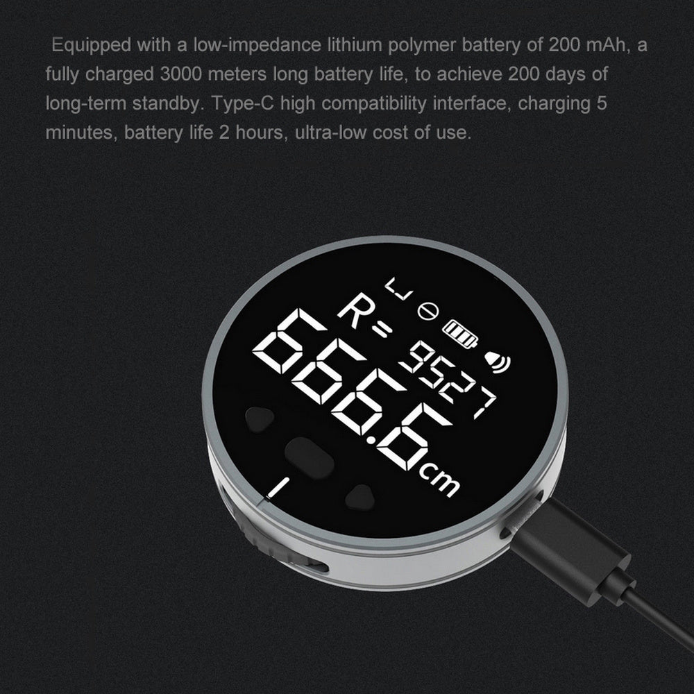 Highly Accurate Electronic Measuring Ruler Tape Measure With High Definition Digital LCD