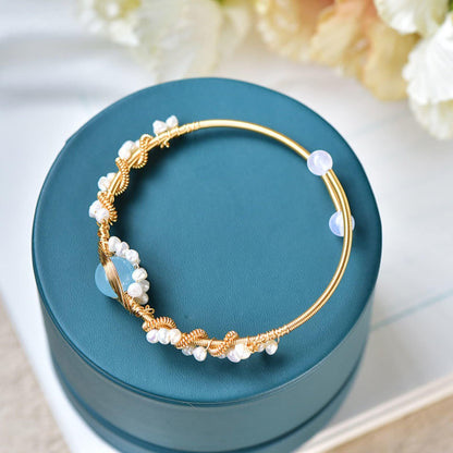 Gold Plating Pearl Bracelets
